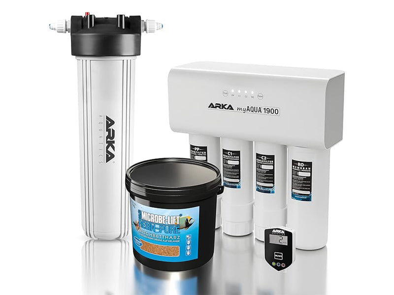 myAQUA 1900 Starterset incl. TDS‑Meter, Multifilter & Harz